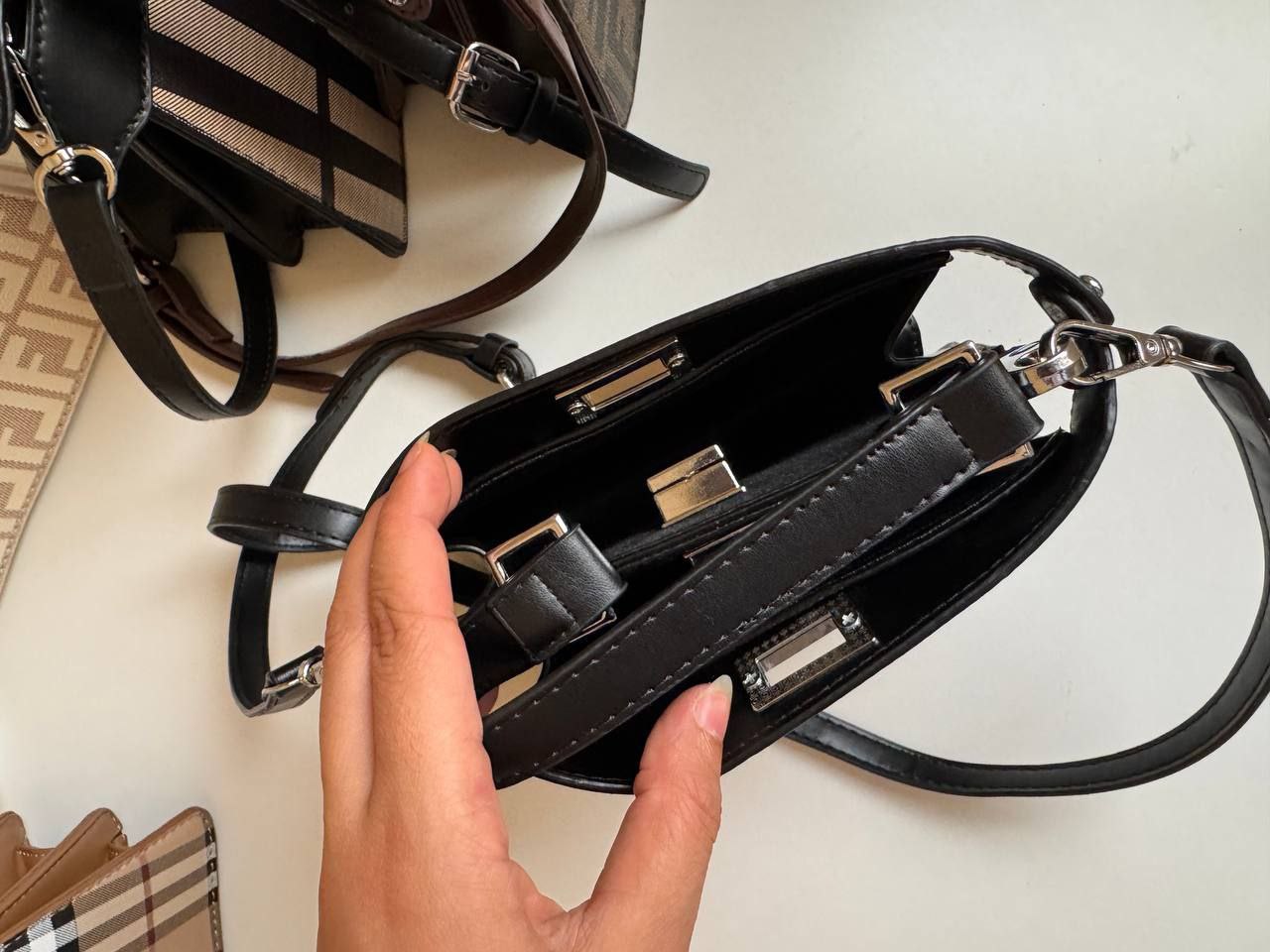 Peekaboo ISeeU XCross bag Fendi style