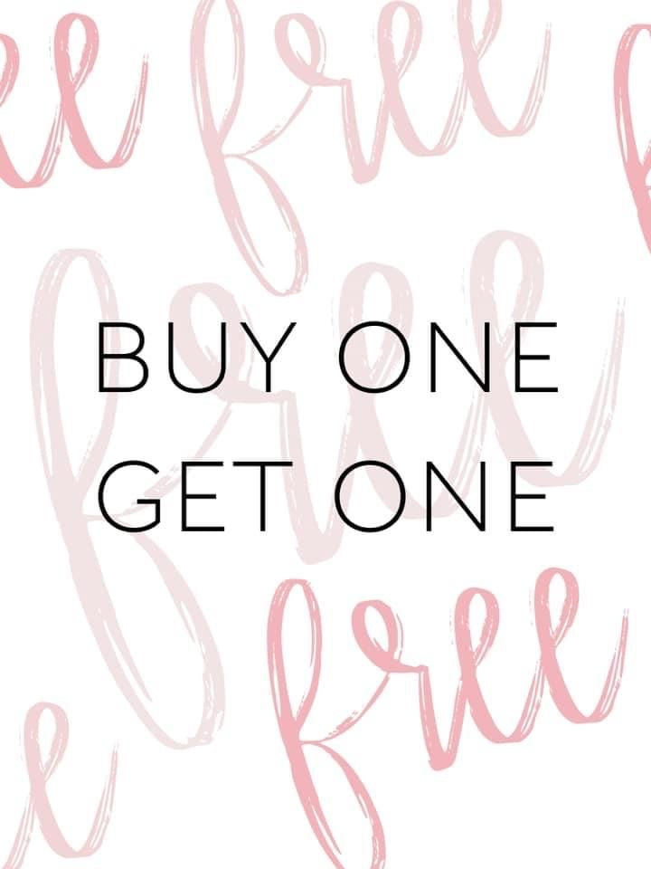 Buy 1 Get 1 Free