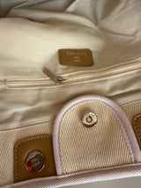 Chanel Deauville Canvas & Pearl Tote Bag