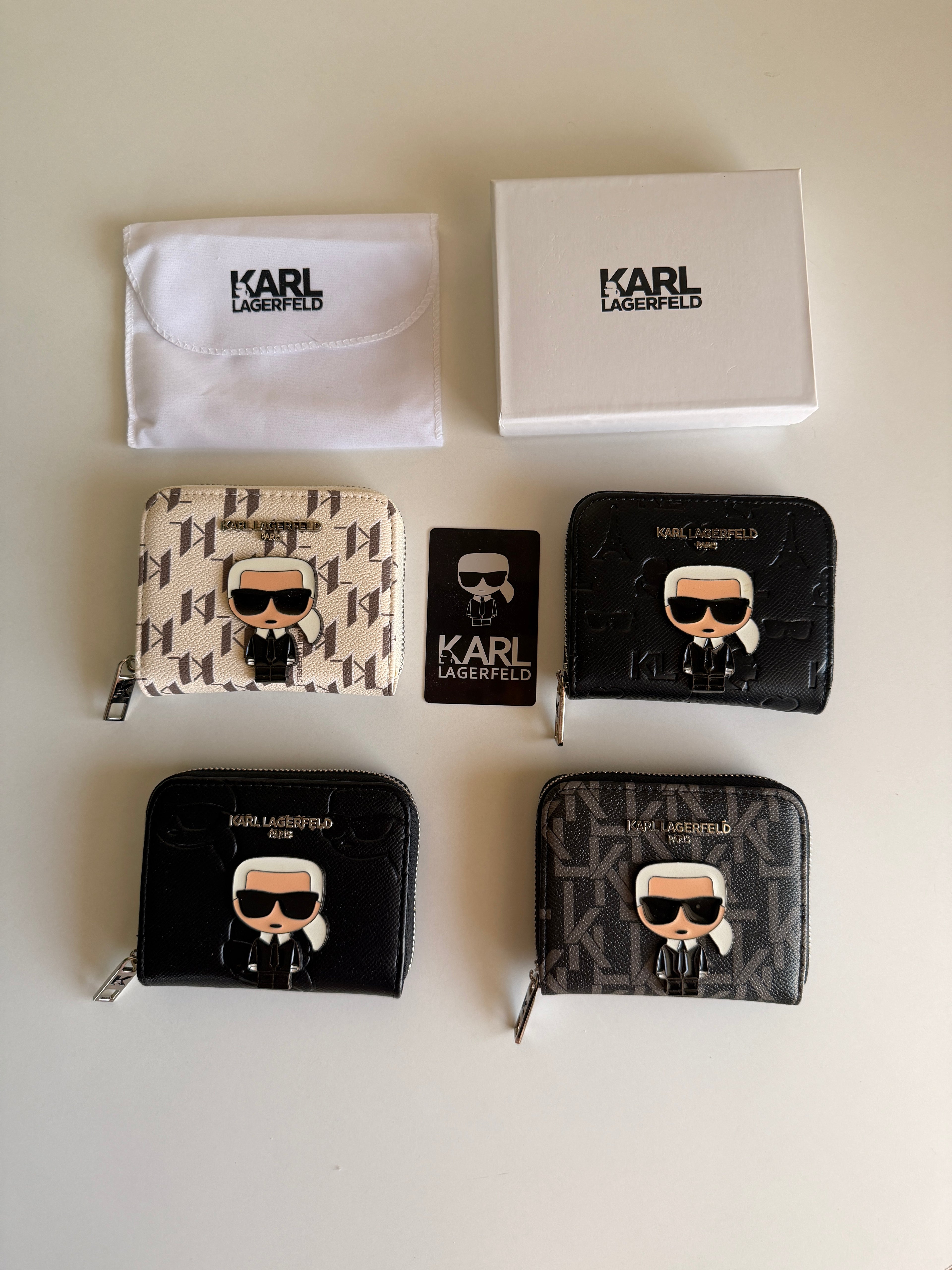 Karl mini Zipper Wallet