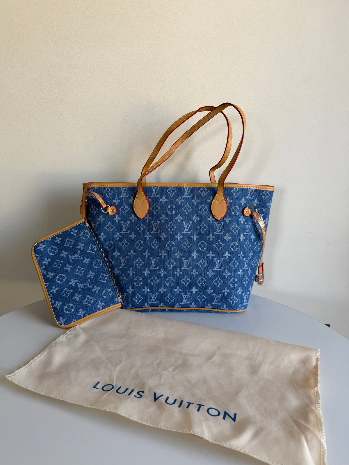 Louis Vuitton Neverfull MM Denim