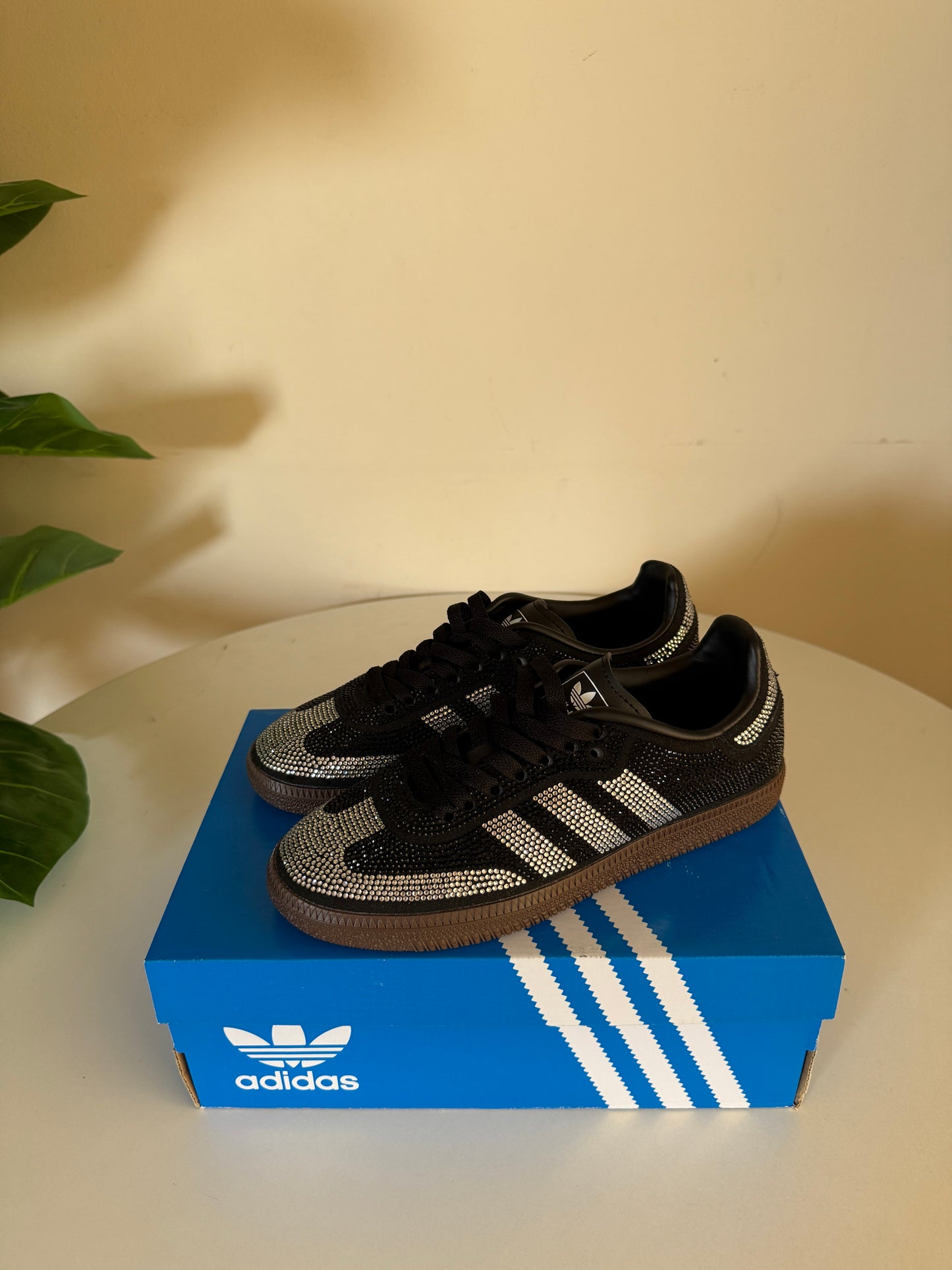Adidas samba OG Rhinestone black silver