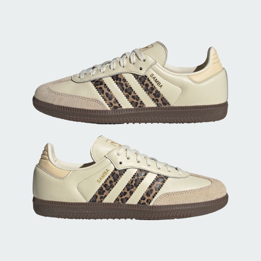 Adidas samba OG cream leopard