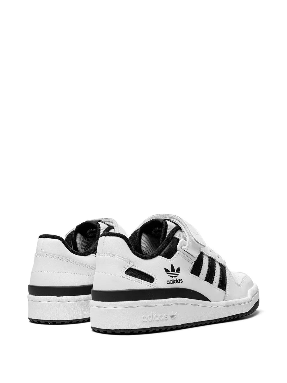 Adidas forum low white black