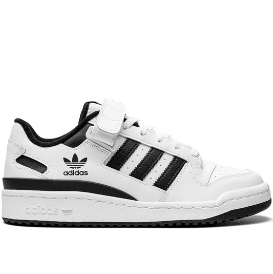 Adidas forum low white black