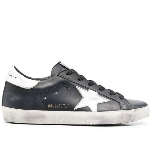 Golden Goose logo patch sneakers