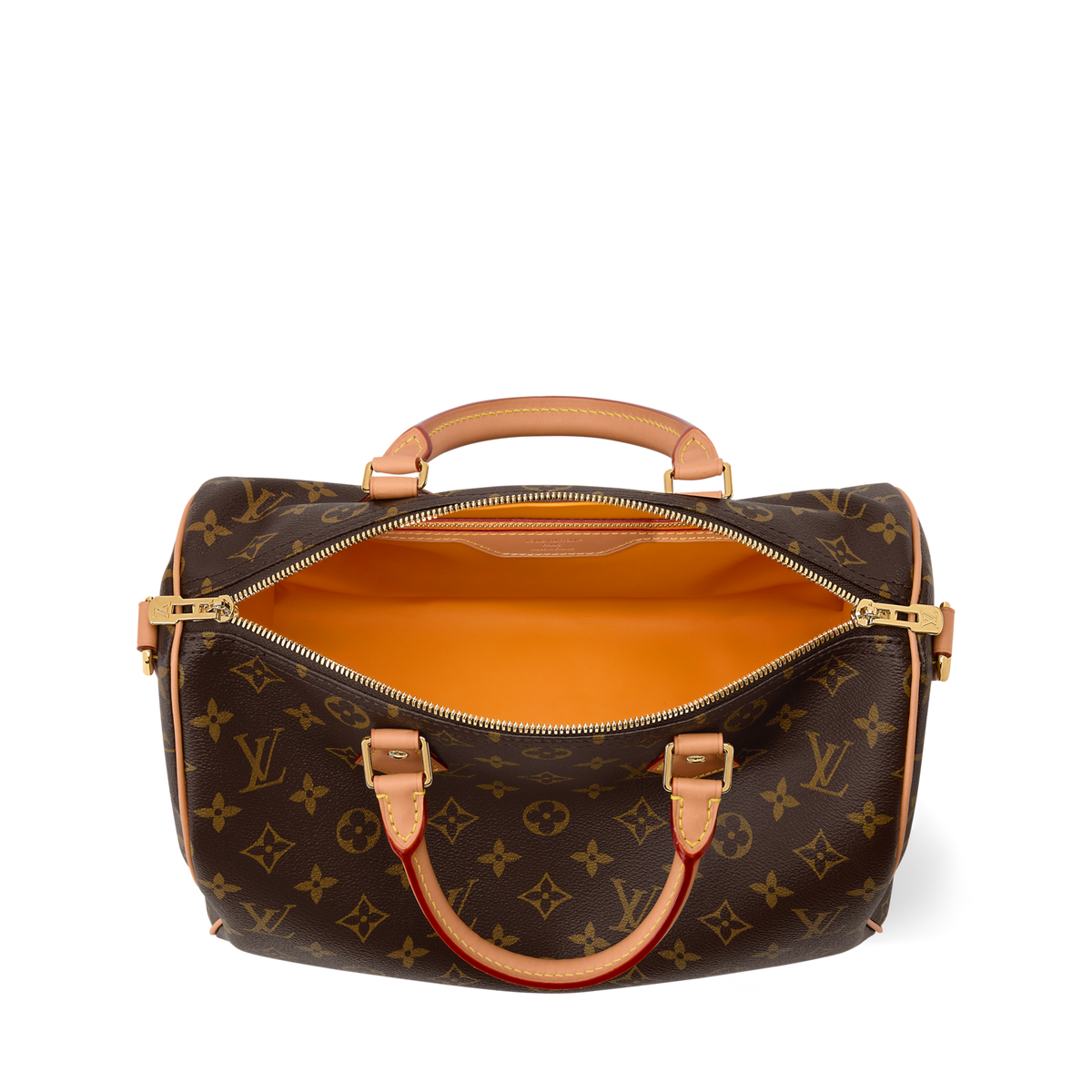 Louis Vuitton Speedy 30 Crafty - black orange accessories