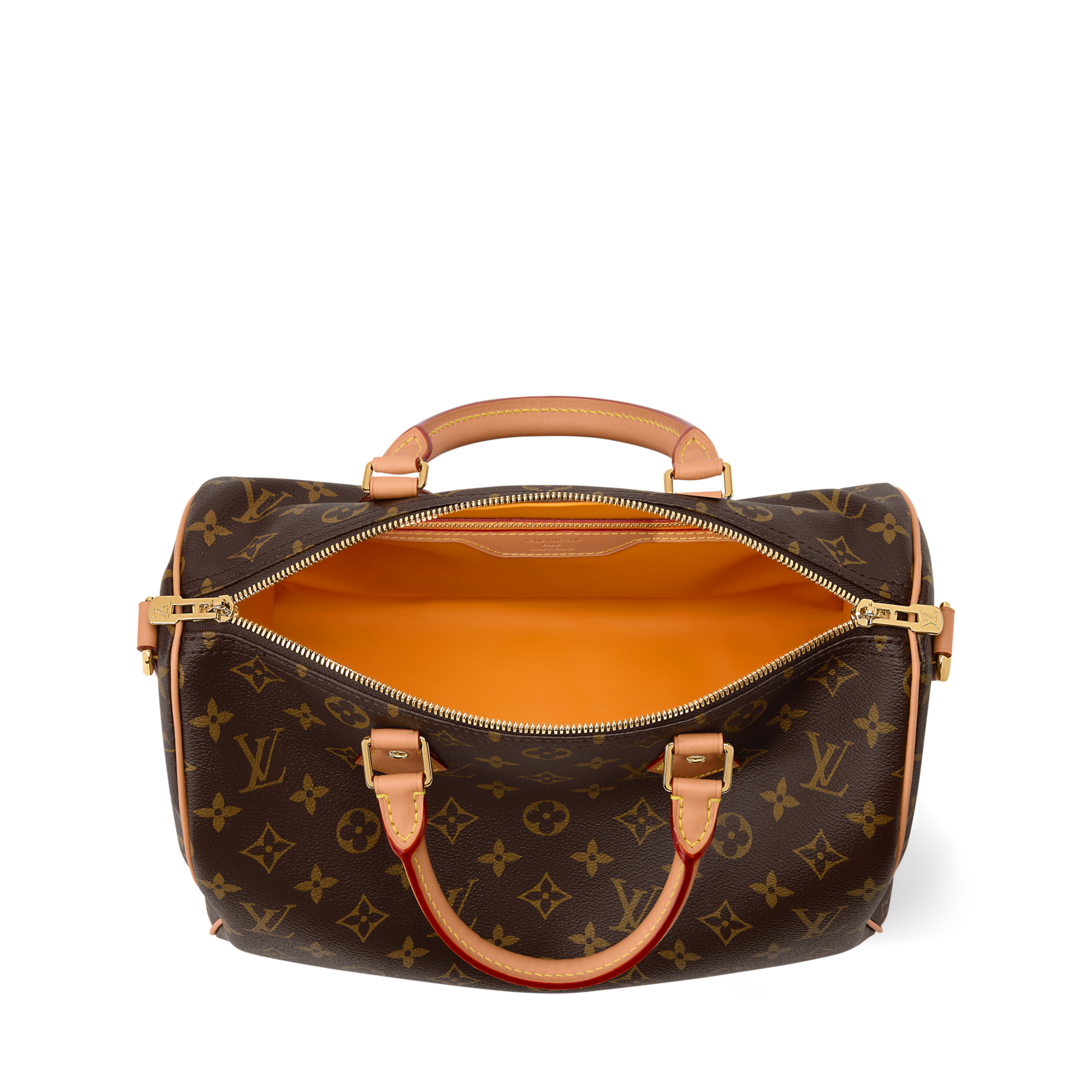 Louis Vuitton Speedy 30 Crafty - black orange accessories