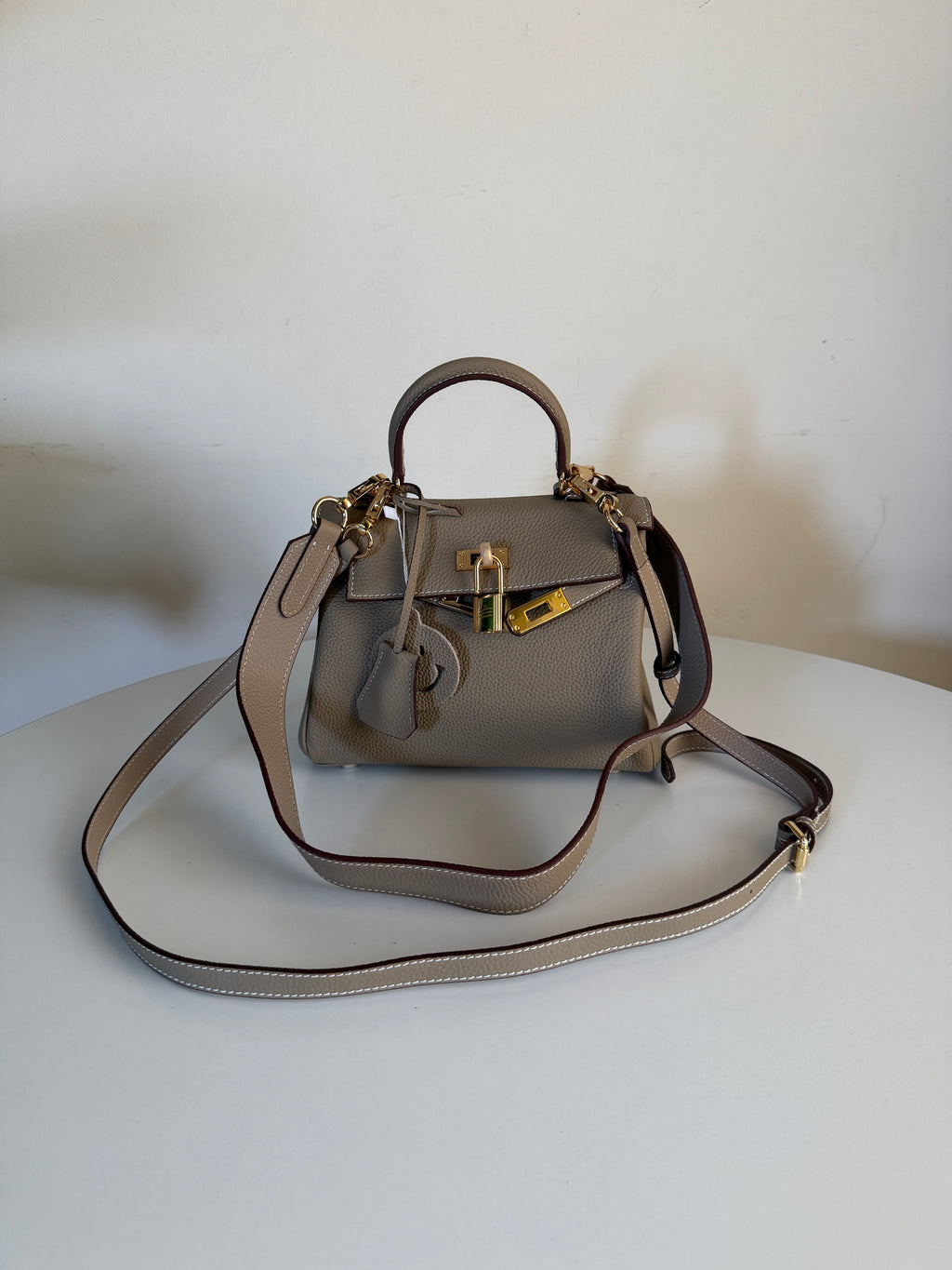 Hermes Birkin 20 Craie in Togo Leather with Gold Hardware olive