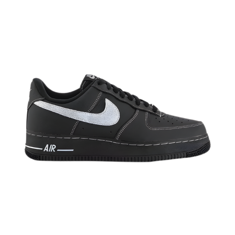 Air Force 1 07 Trainers Black Wolf Grey Black Black
