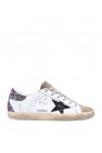 Golden Goose Superstar sneakers decorated with glitter on the heel