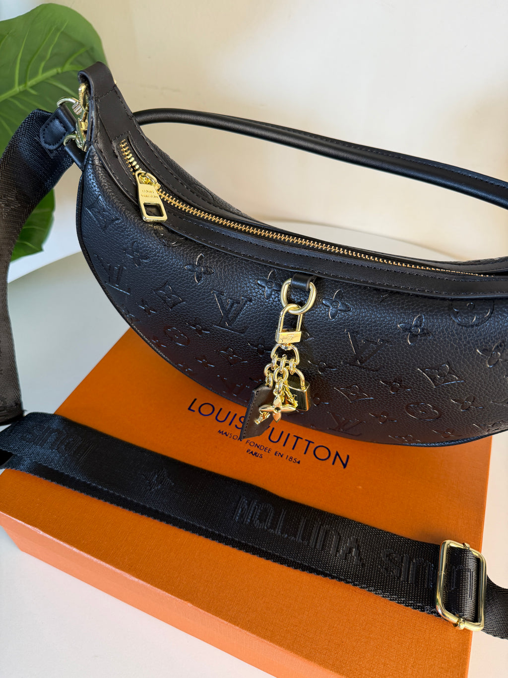 Louis Vuitton loop hobo (black)