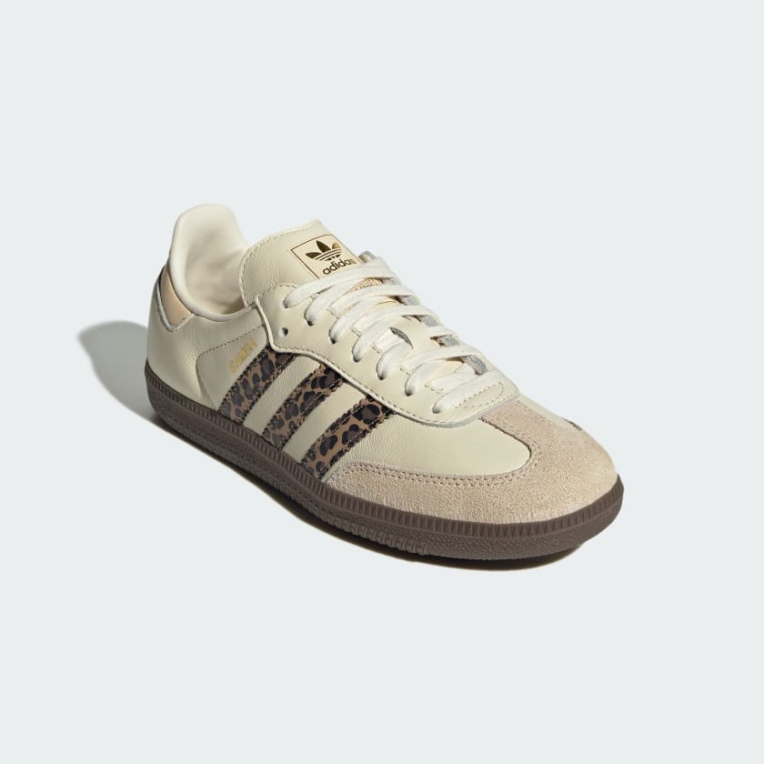 Adidas samba OG cream leopard