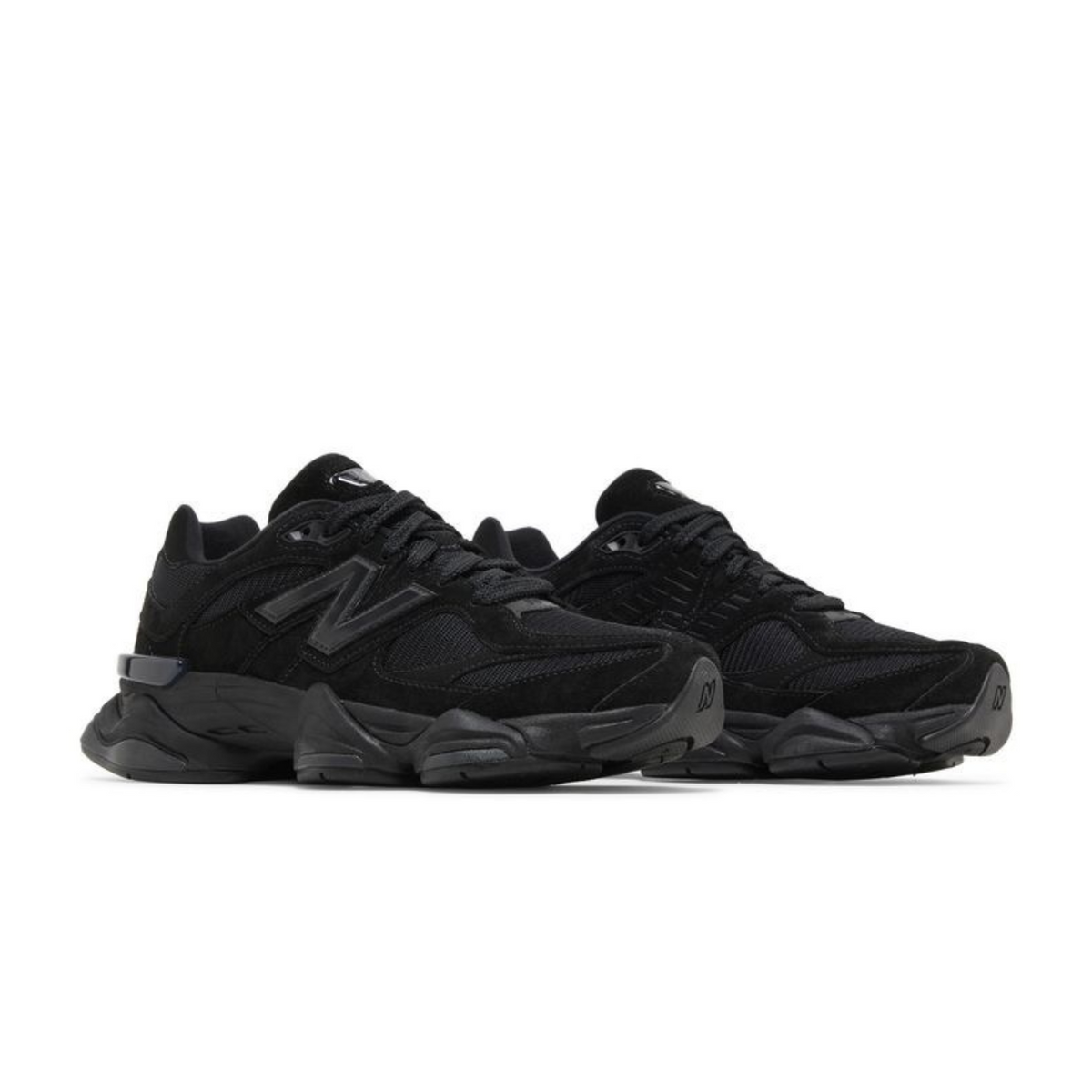 New Balance 9060 'Triple Black Suede' (s)