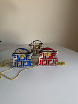 Fendi mini charm bag