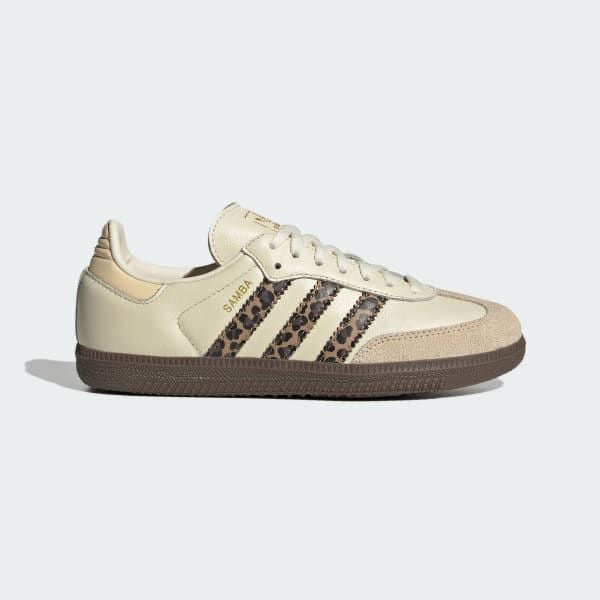 Adidas samba OG cream leopard