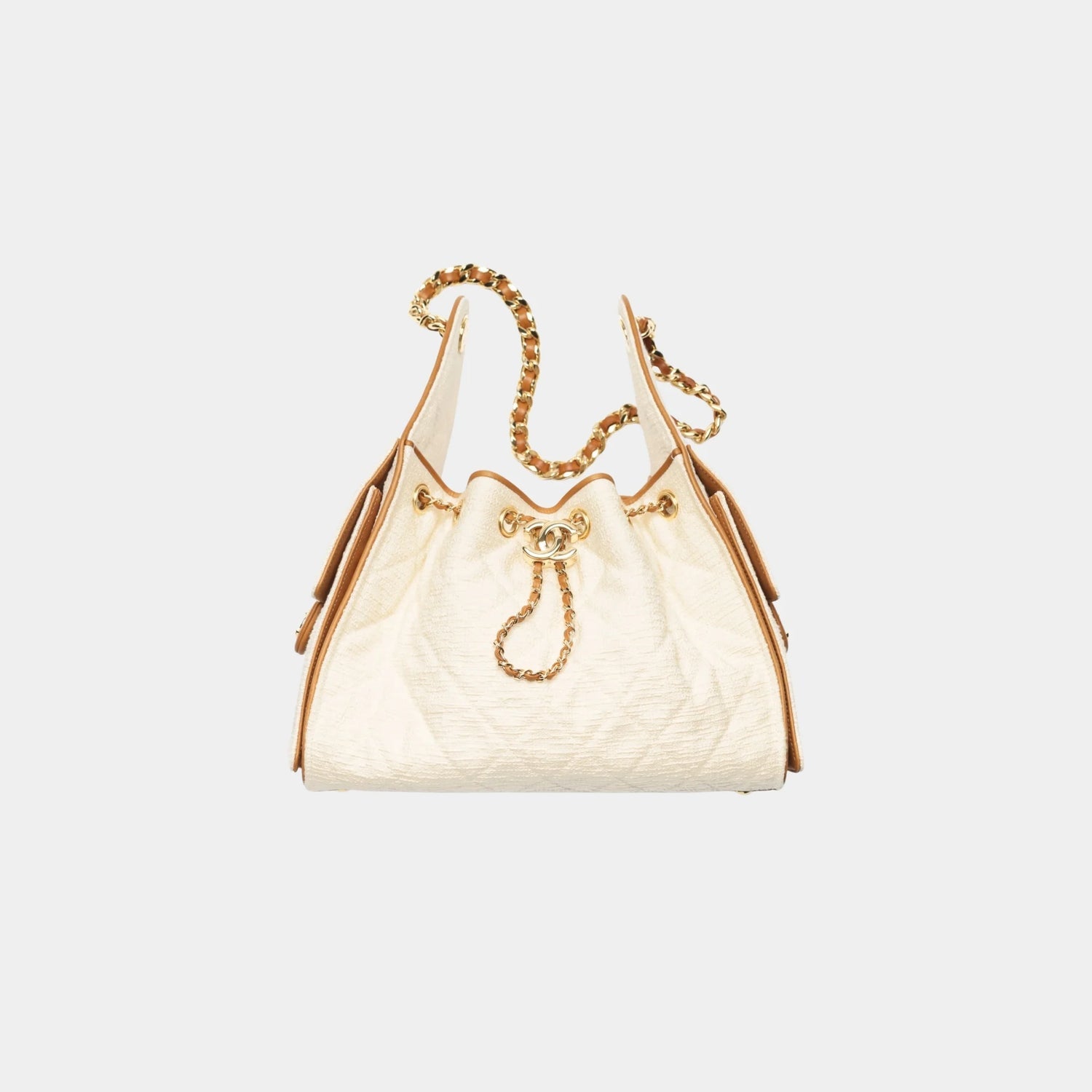 Chanel hobo bag mini off white- havan