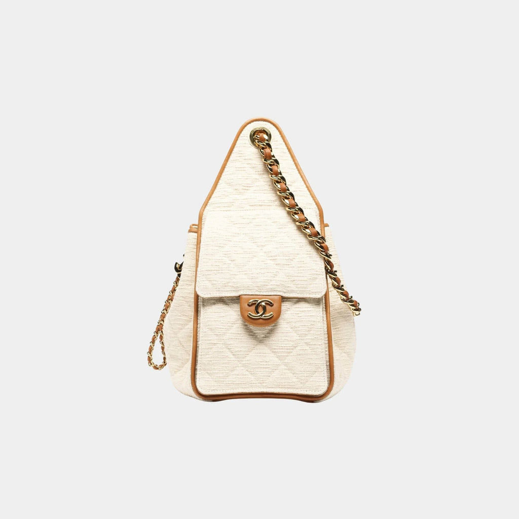 Chanel hobo bag mini off white- havan