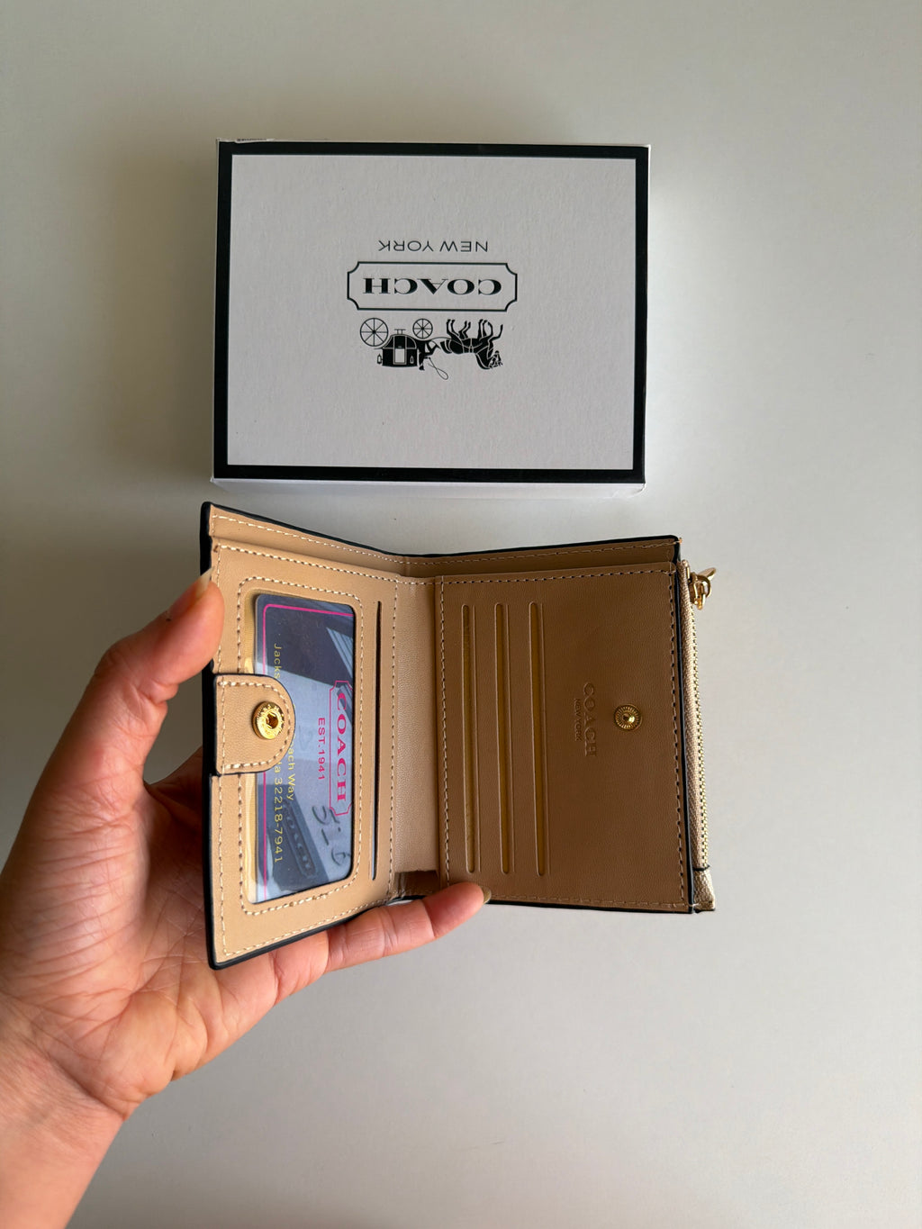 Coach mini wallet