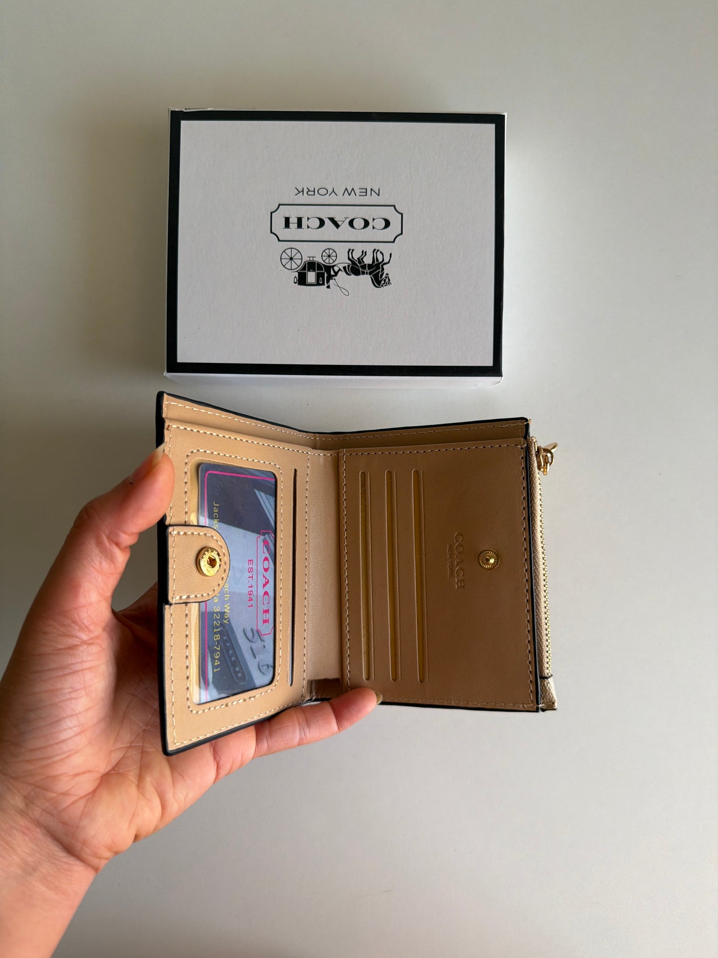Coach mini wallet