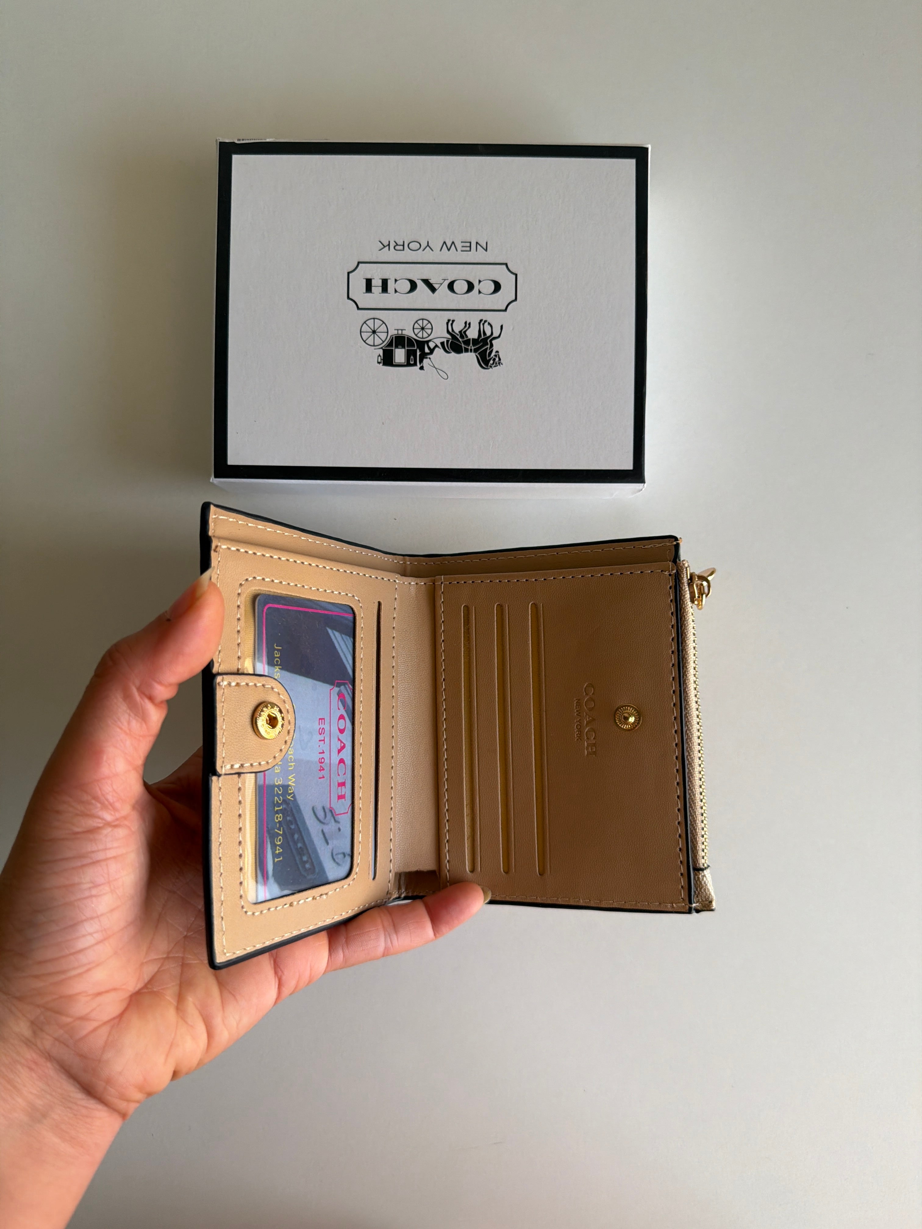 Coach mini wallet