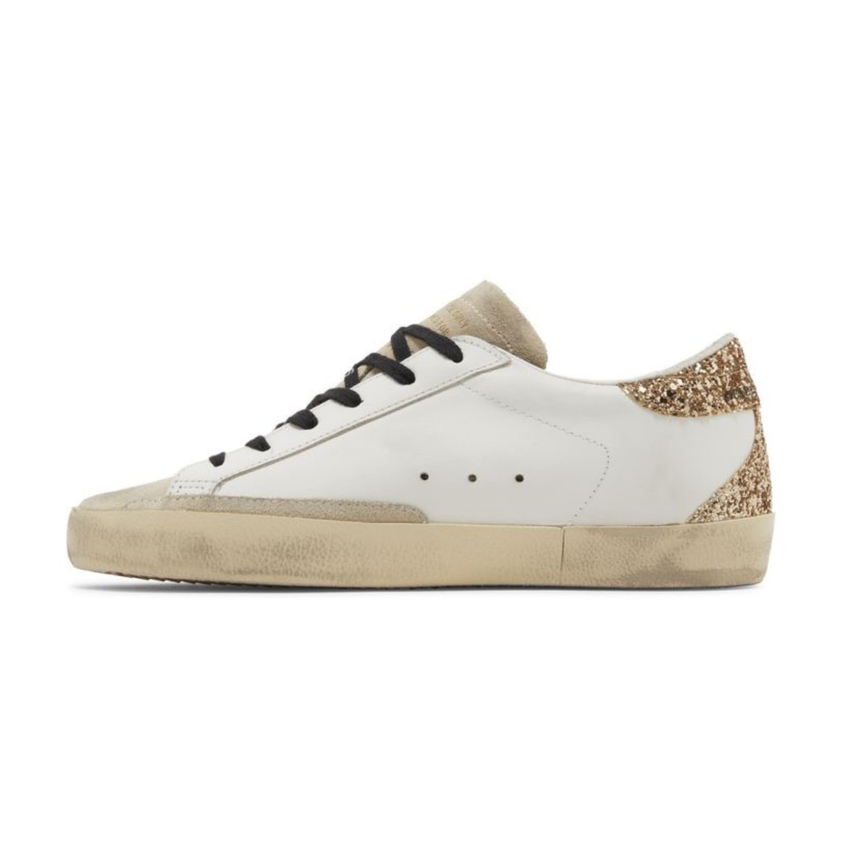 Golden Goose Superstar Optic White Seedpearl Glitter (Women's)