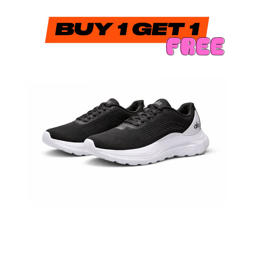 Alo Runner yoga black white