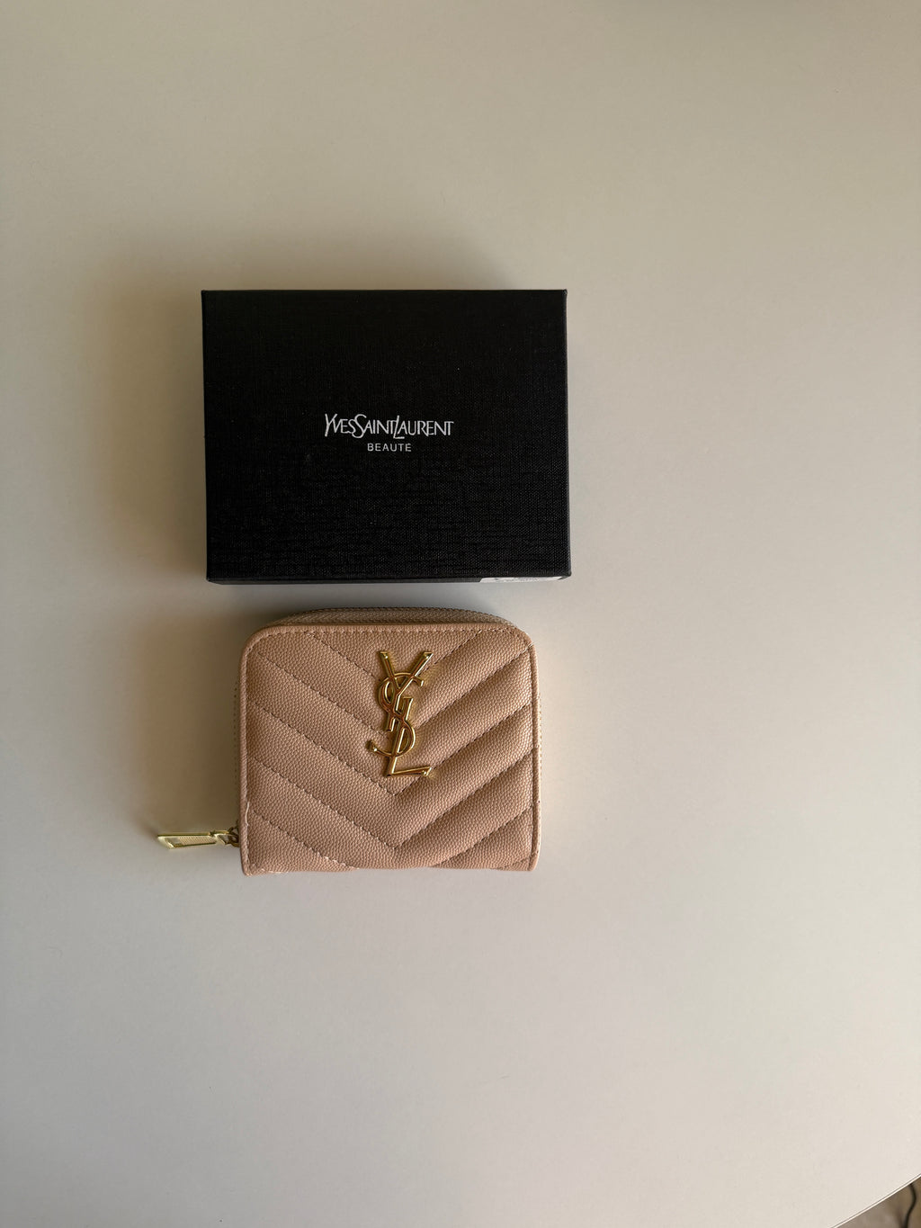 Ysl mini Zipper Wallet