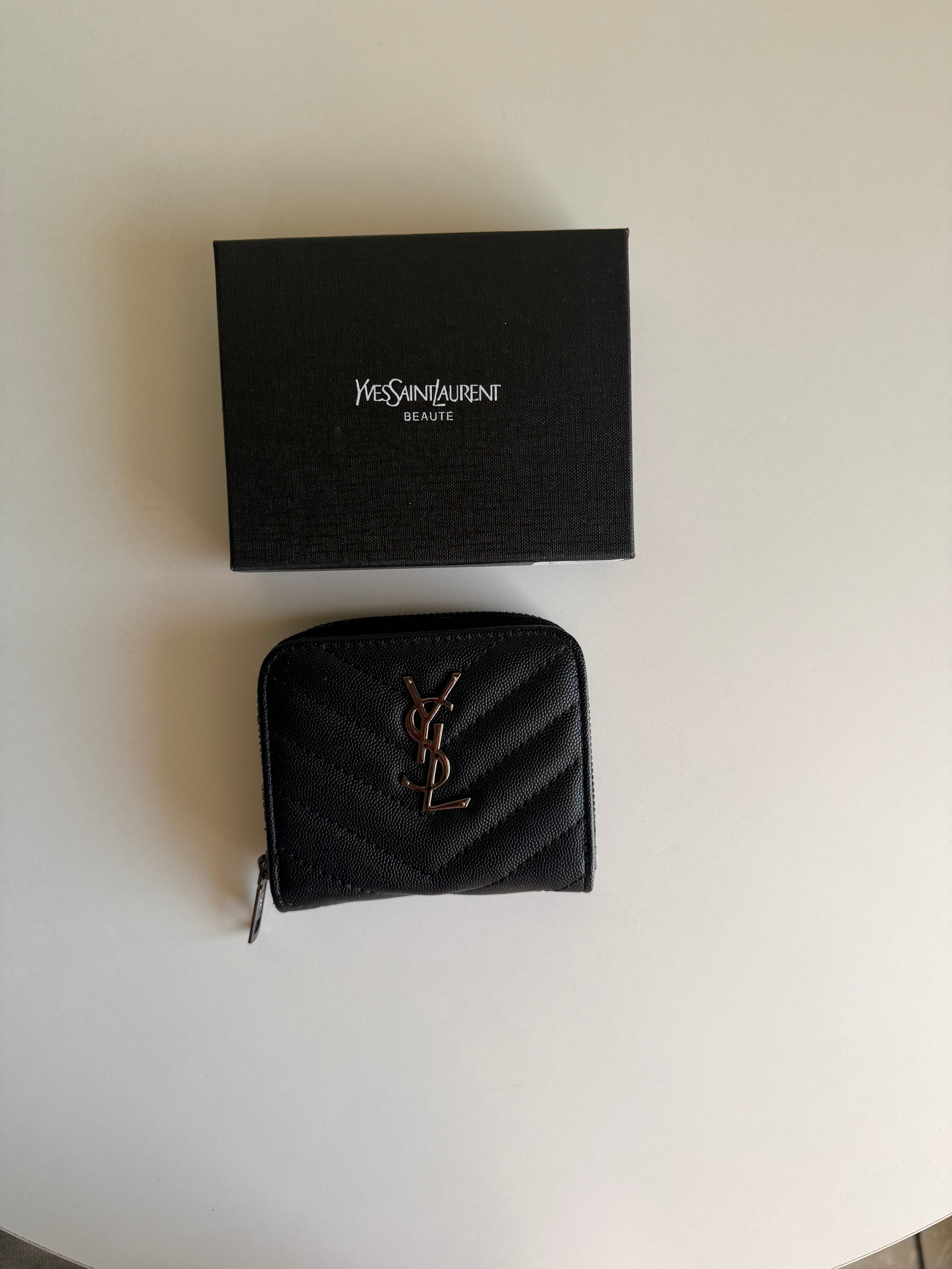 Ysl mini Zipper Wallet
