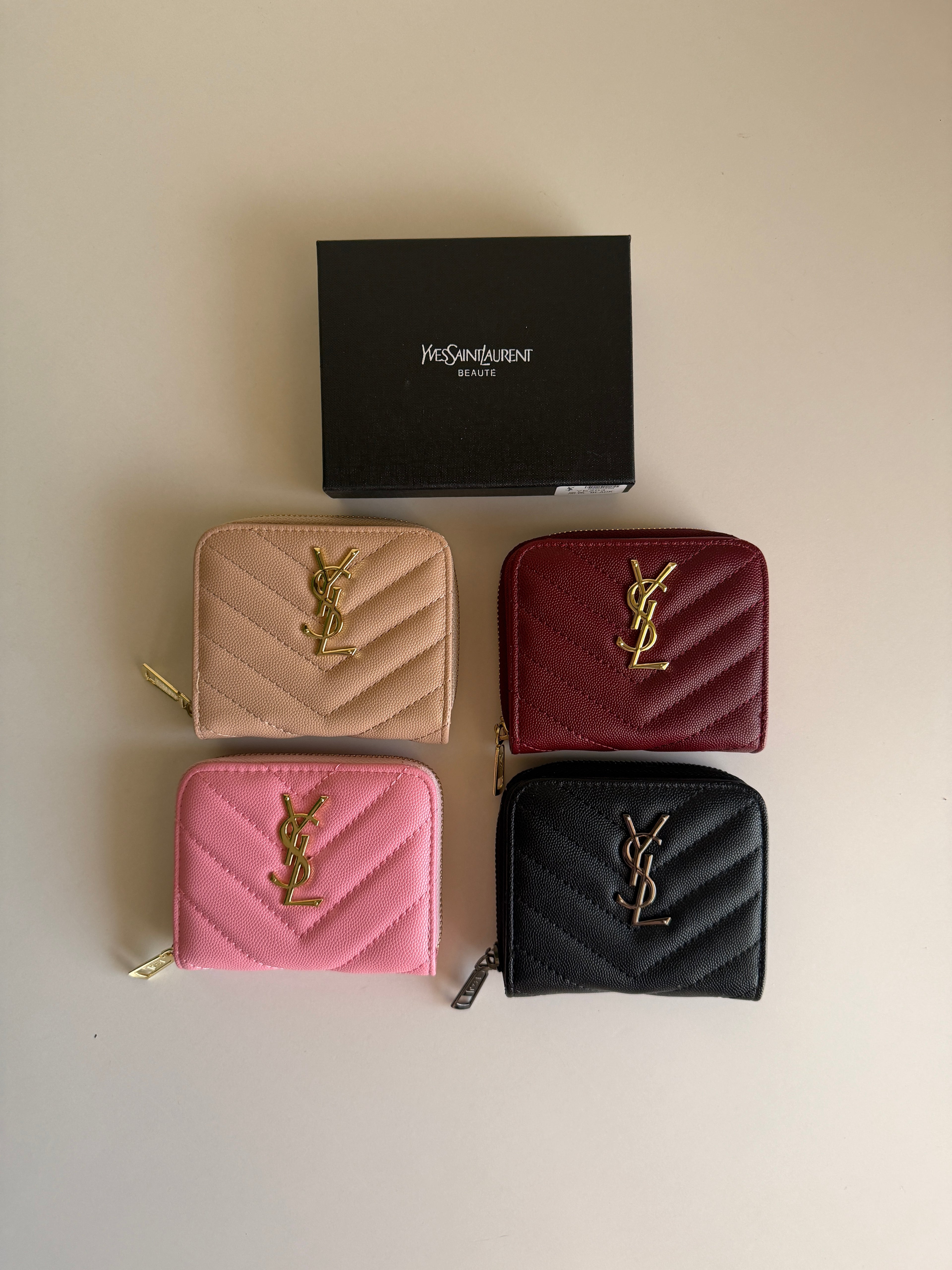 Ysl mini Zipper Wallet