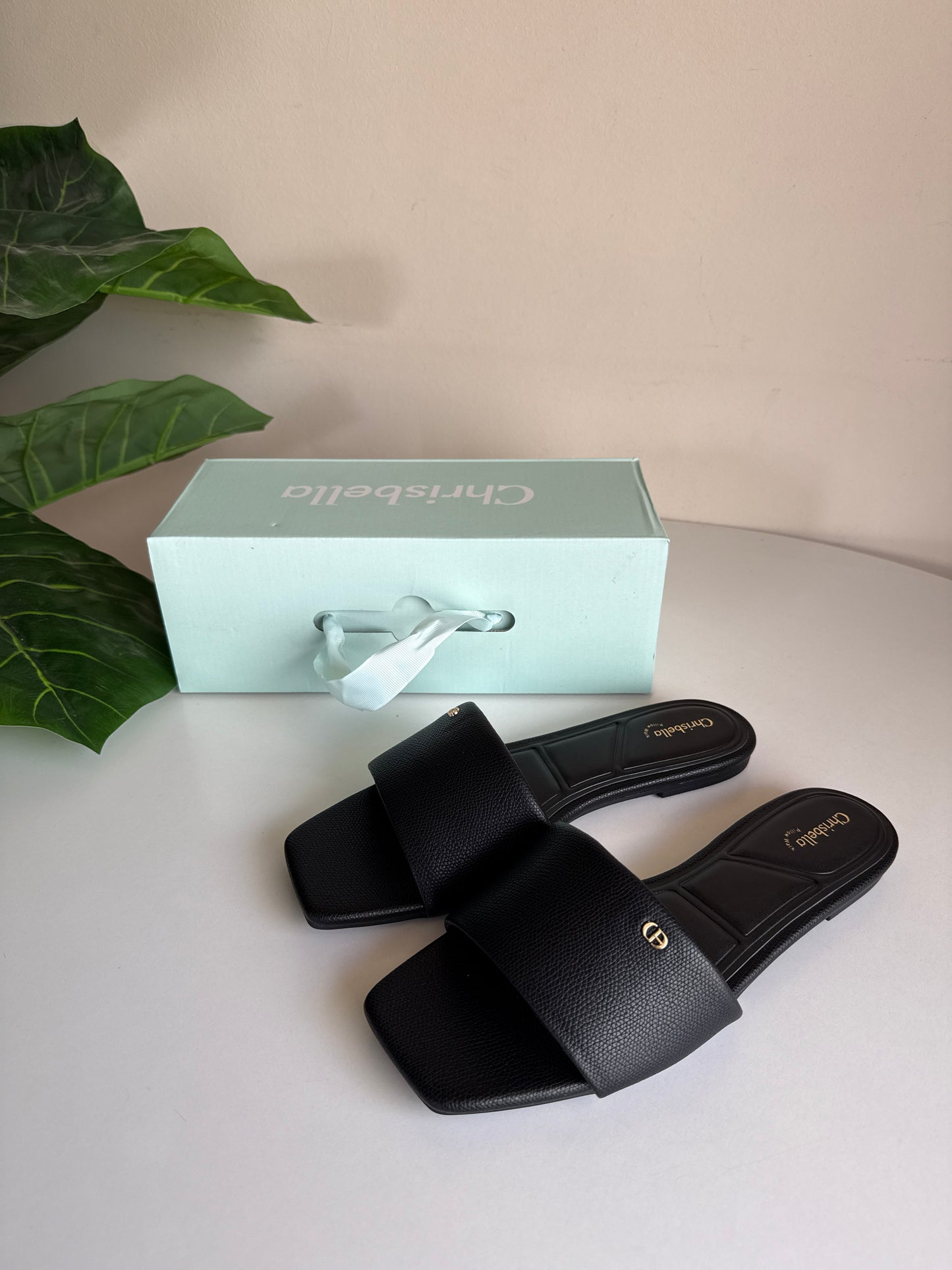 Chrisbella Basic Slipper (Black)
