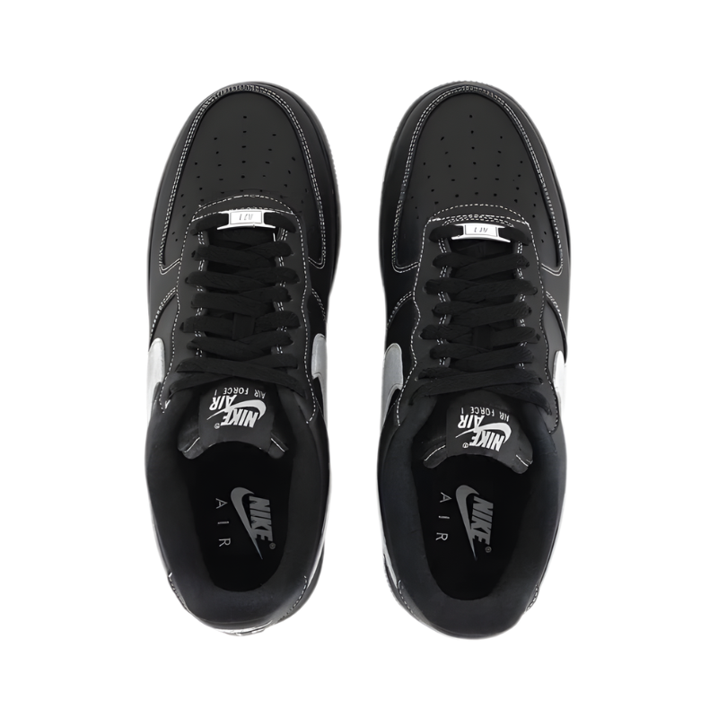 Air Force 1 07 Trainers Black Wolf Grey Black Black