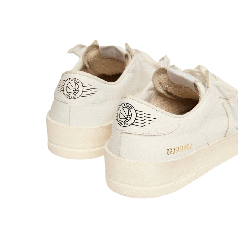 Golden Goose Super-Star Stardan in total white leather(Men's)