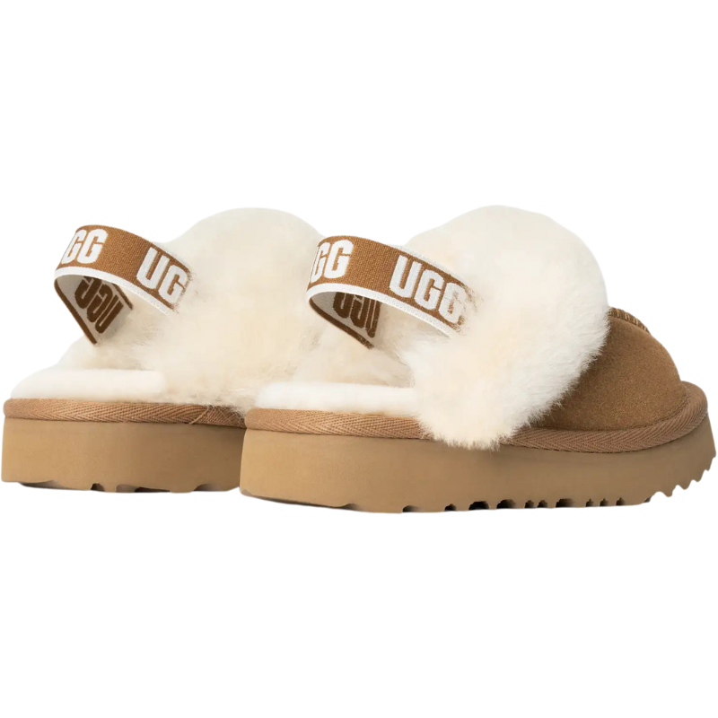 UGG Funkette Slipper – Chestnut (Kids)