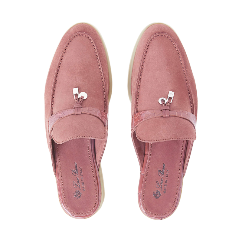 Loro Piana Charms Walk Babouche Loafer 'Noisette Rose' Limited edition