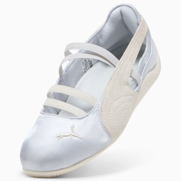 Puma Future Cat Lace-Up ballet Sneakers Satin silver