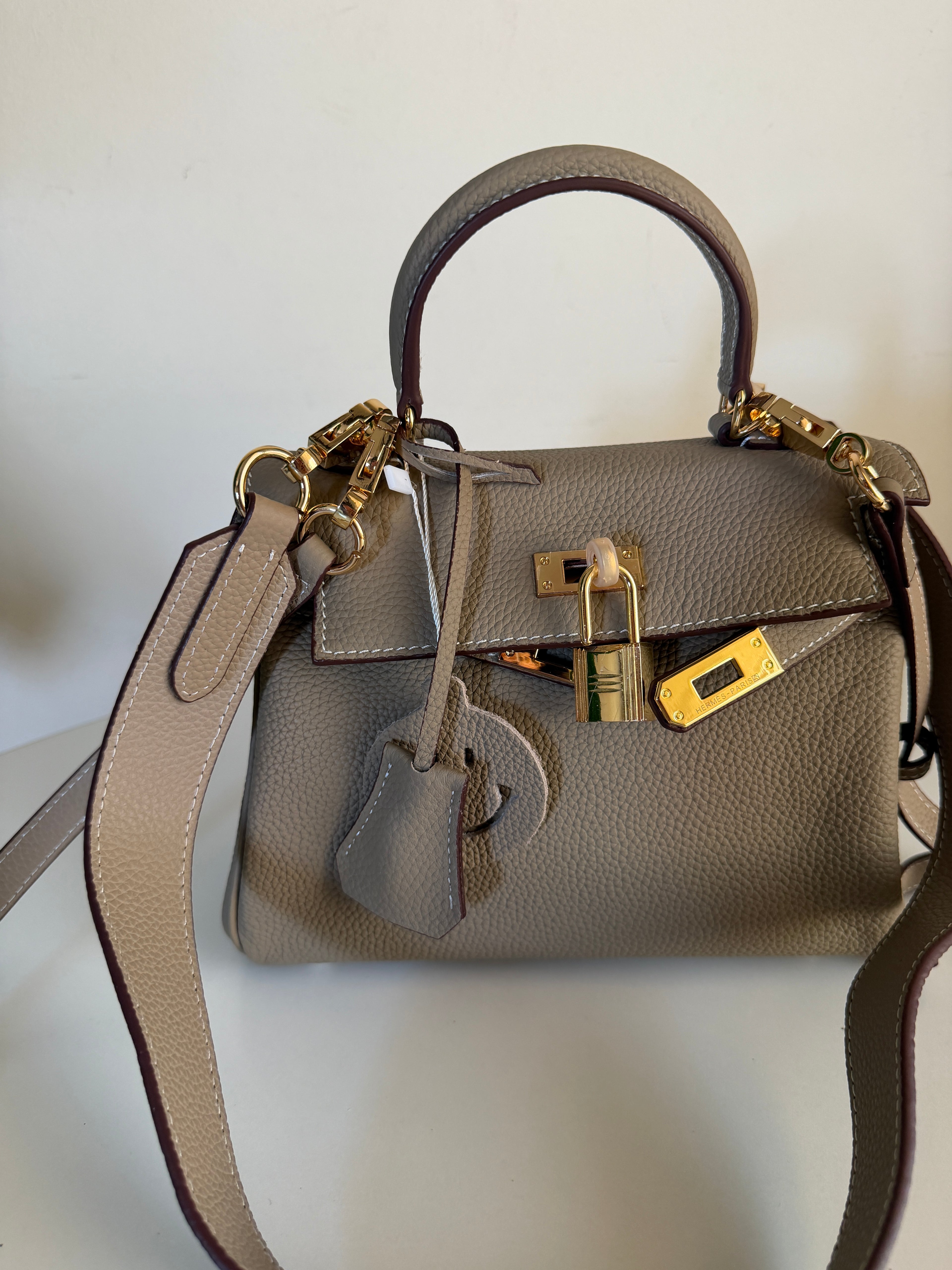 Hermes Birkin 20 Craie in Togo Leather with Gold Hardware olive