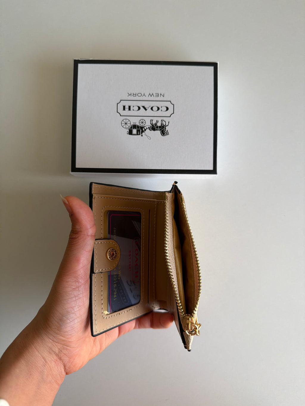 Coach mini wallet