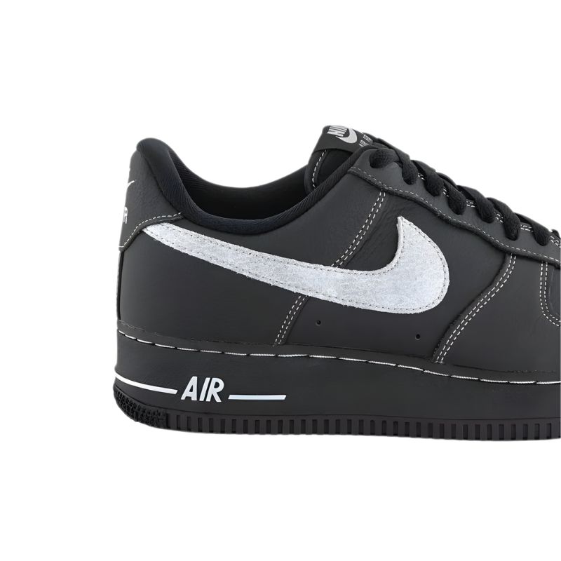 Air Force 1 07 Trainers Black Wolf Grey Black Black