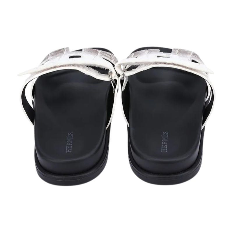 Hermes Chypre sandal Himalaya Crocodile Limited