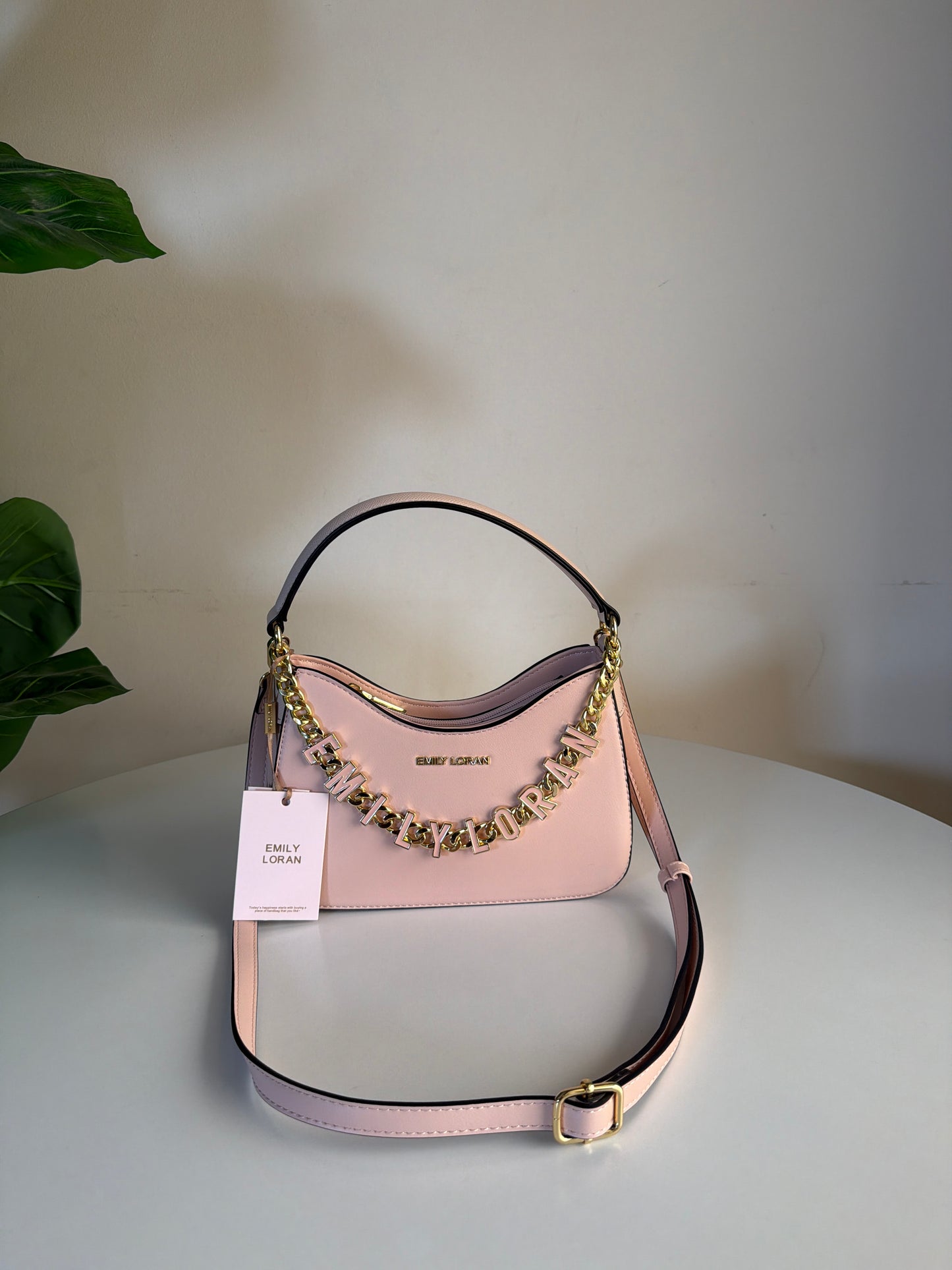 Emily loran half moon charm