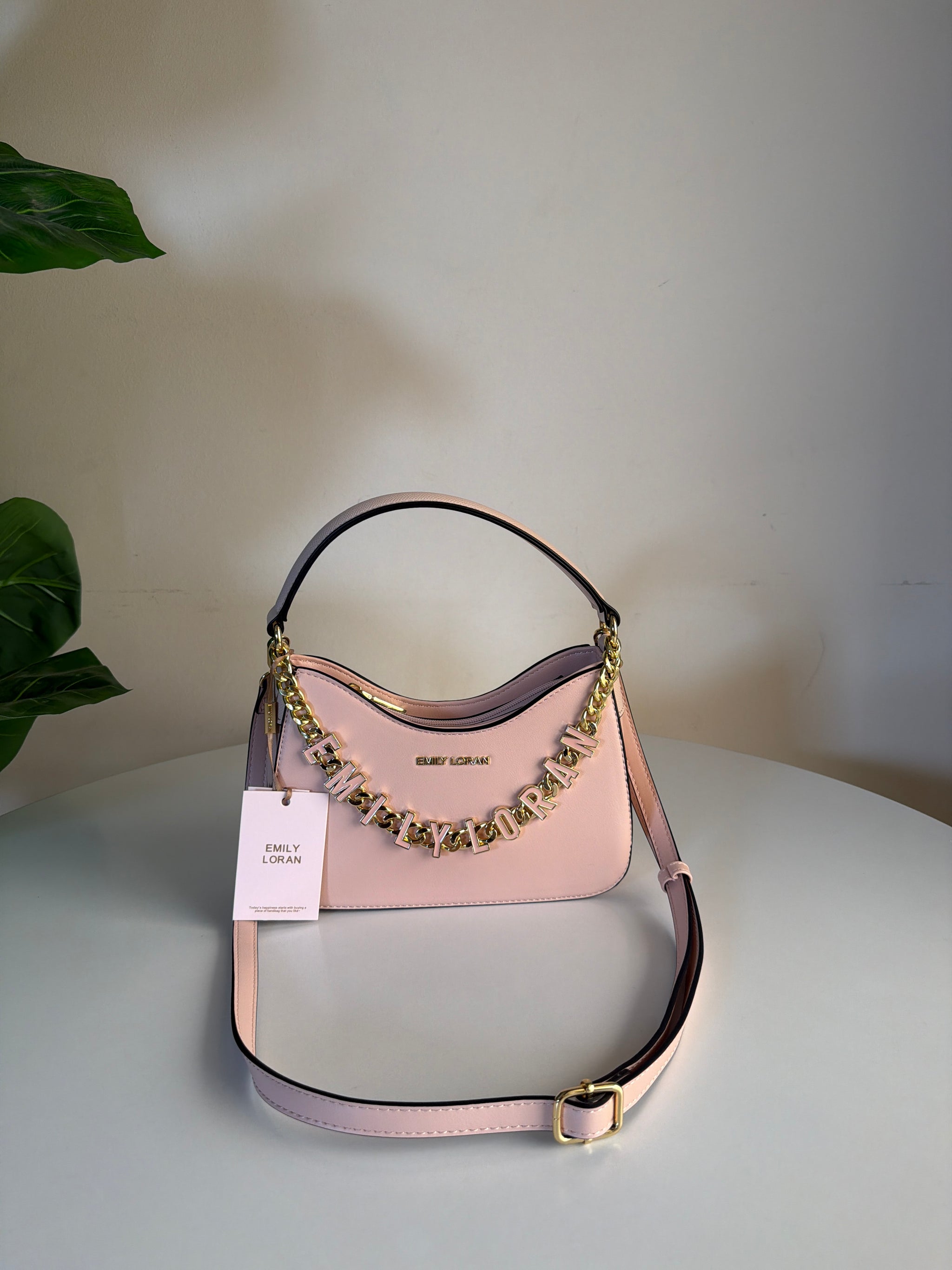 Emily loran half moon charm
