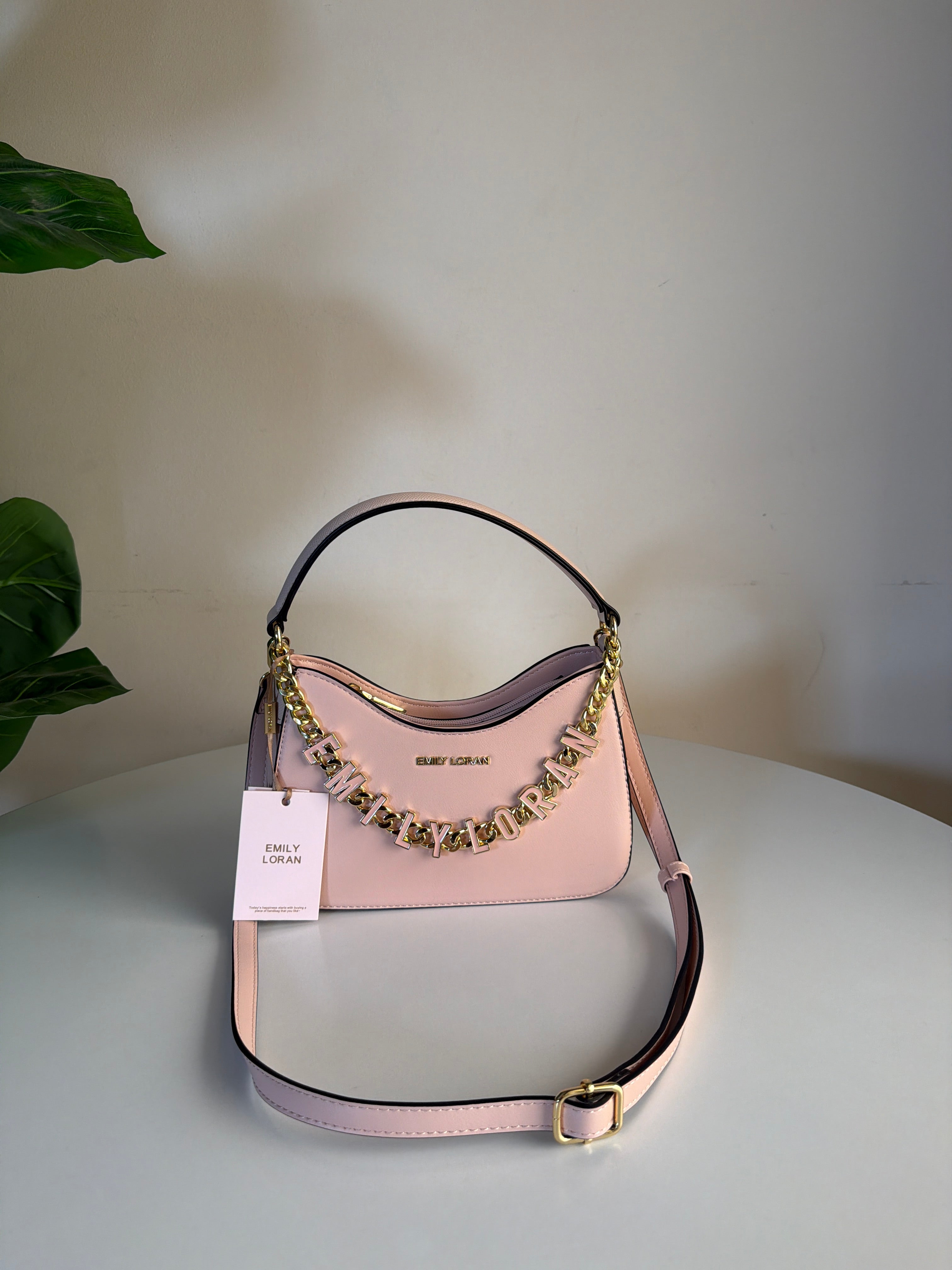 Emily loran half moon charm