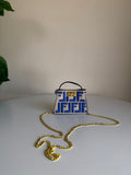 Fendi mini charm bag