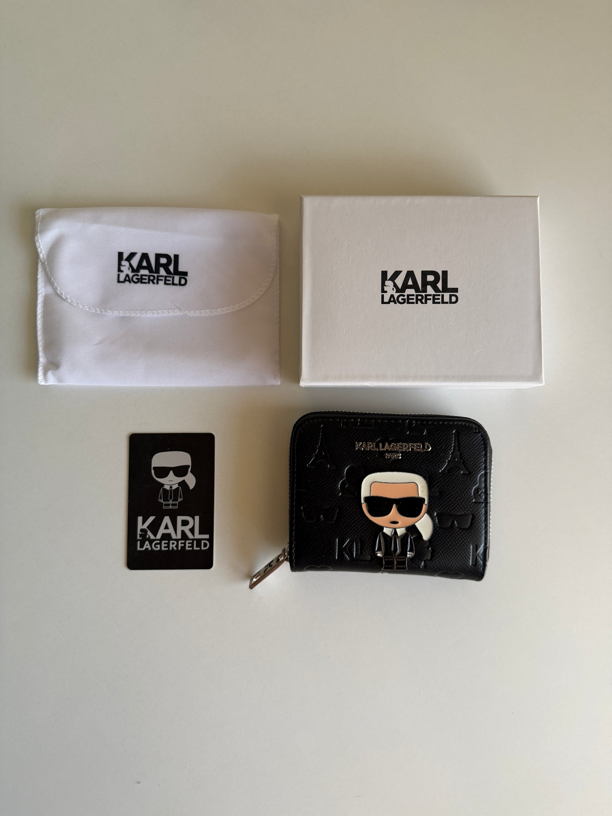 Karl mini Zipper Wallet