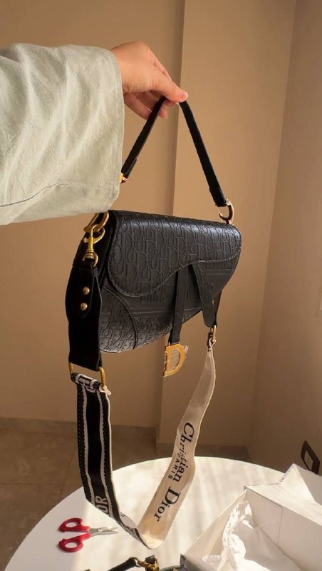 Dior saddle Calfskin (Gold accessories )