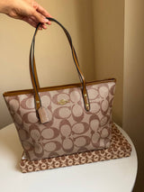 Coach city tote bag