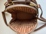 leather back bag