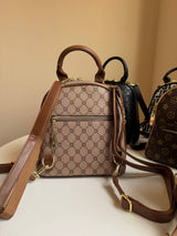 leather back bag