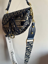 Dior saddle oblique embroidery